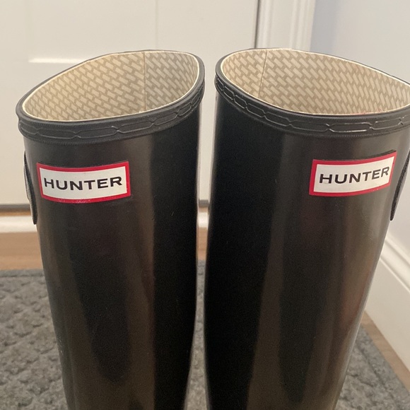 Hunter original black gloss tall boots - excellent condition - Picture 8 of 11